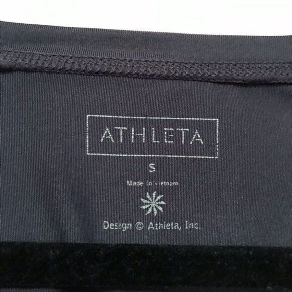 NWOT. Athleta gray Athletic Top with Zipper - Picture 7 of 11